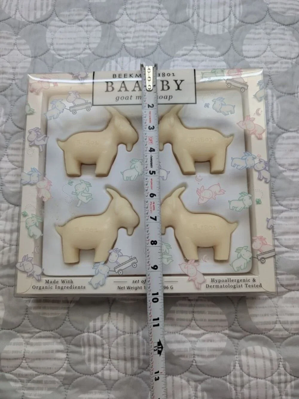 Beekman 1802 Baaaby goat Milk Bar Soap 4-piece Set for Sensitive Skin Organic